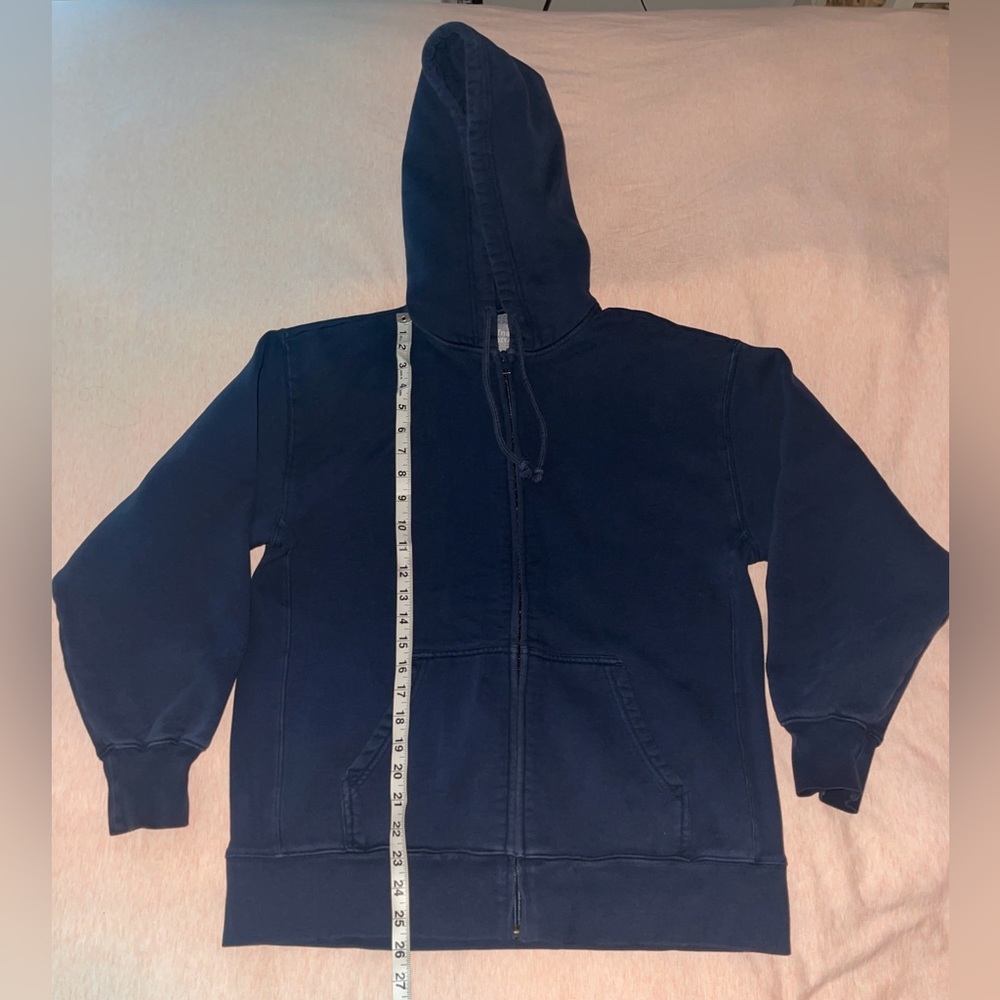 Aritzia Dark Blue zip sweater - Picture 12 of 16